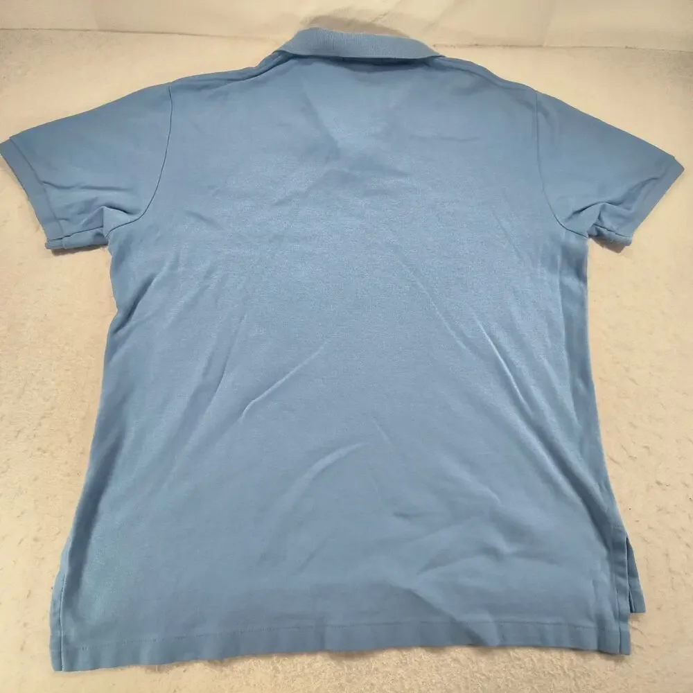 Polo by Ralph Lauren Collared Short Sleeve Polo Shirt Mens Size XL Blue Yellow